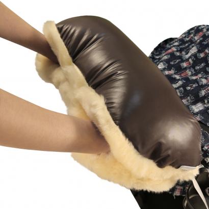 Муфта для рук на коляску Коричневый