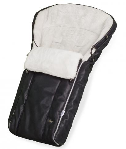 Конверт в коляску Esspero Markus Lux (натуральная 100% овечья шерсть) Black