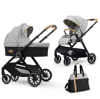 Коляска 2 в 1 Esspero Traveler + сумка Grey