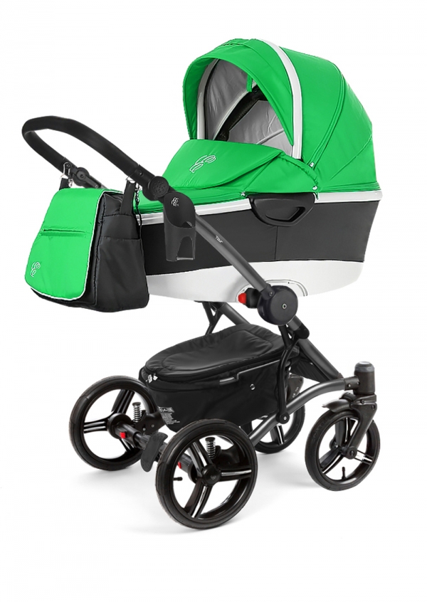 Коляска для новорожденных Esspero Tour Alu (шасси Graphite) Green - купить по цене от производителя в официальном интернет-магазине