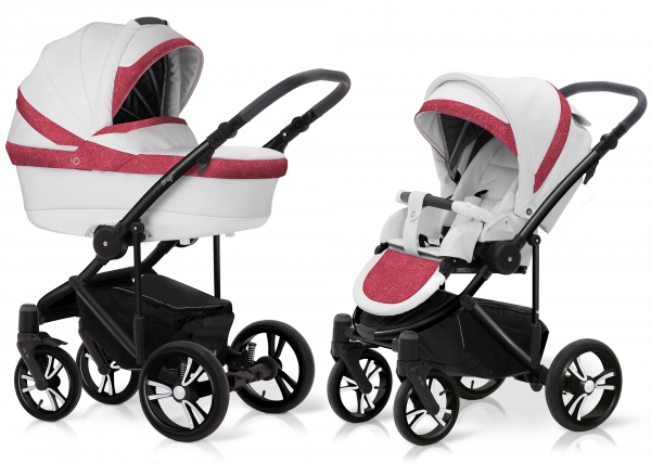 Коляска 2 в 1 Esspero LE Flowers (шасси Black) Rose - купить по цене от производителя в официальном интернет-магазине