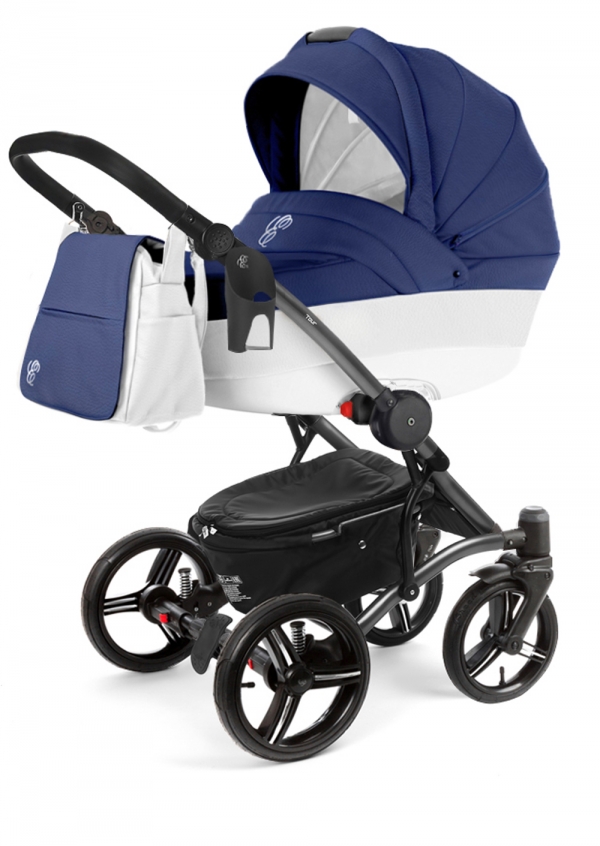 Коляска для новорожденных Esspero Tour Leatherette (шасси Graphite)