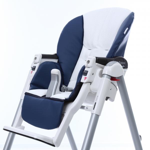 Сменный чехол сидения Esspero Sport к стульчику для кормления Peg-Perego Diner  Navy/White - купить по цене от производителя в официальном интернет-магазине