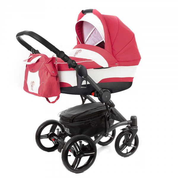 Коляска для новорожденных Esspero Tour (шасси Graphite) Red Lux - купить по цене от производителя в официальном интернет-магазине
