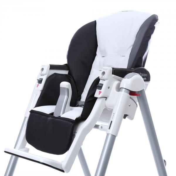 Сменный чехол сидения Esspero Sport к стульчику для кормления Peg-Perego Diner  Black/White - купить по цене от производителя в официальном интернет-магазине