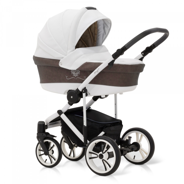 Коляска для новорожденных Esspero Limited Edition (шасси White) Brown - купить по цене от производителя в официальном интернет-магазине