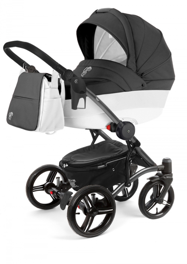 Коляска для новорожденных Esspero Tour Leatherette (шасси Graphite)