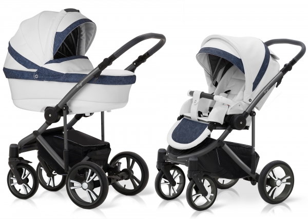 Коляска 2 в 1 Esspero LE Flowers (шасси Graphite) Blue - купить по цене от производителя в официальном интернет-магазине