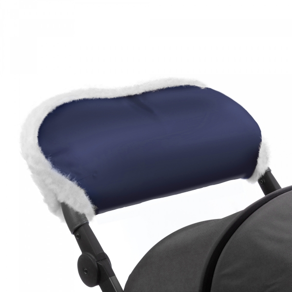 Муфта для рук на коляску Esspero Soft Fur  Navy - купить по цене от производителя в официальном интернет-магазине