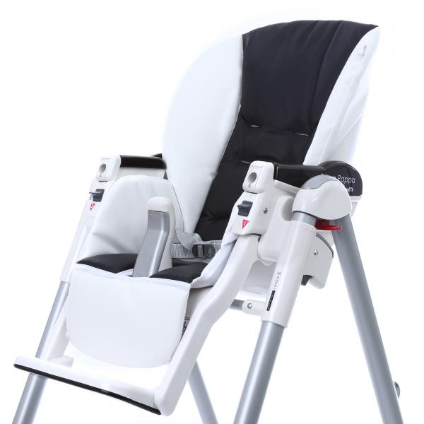 Сменный чехол сидения Esspero Sport к стульчику для кормления Peg-Perego Diner  White/Black - купить по цене от производителя в официальном интернет-магазине